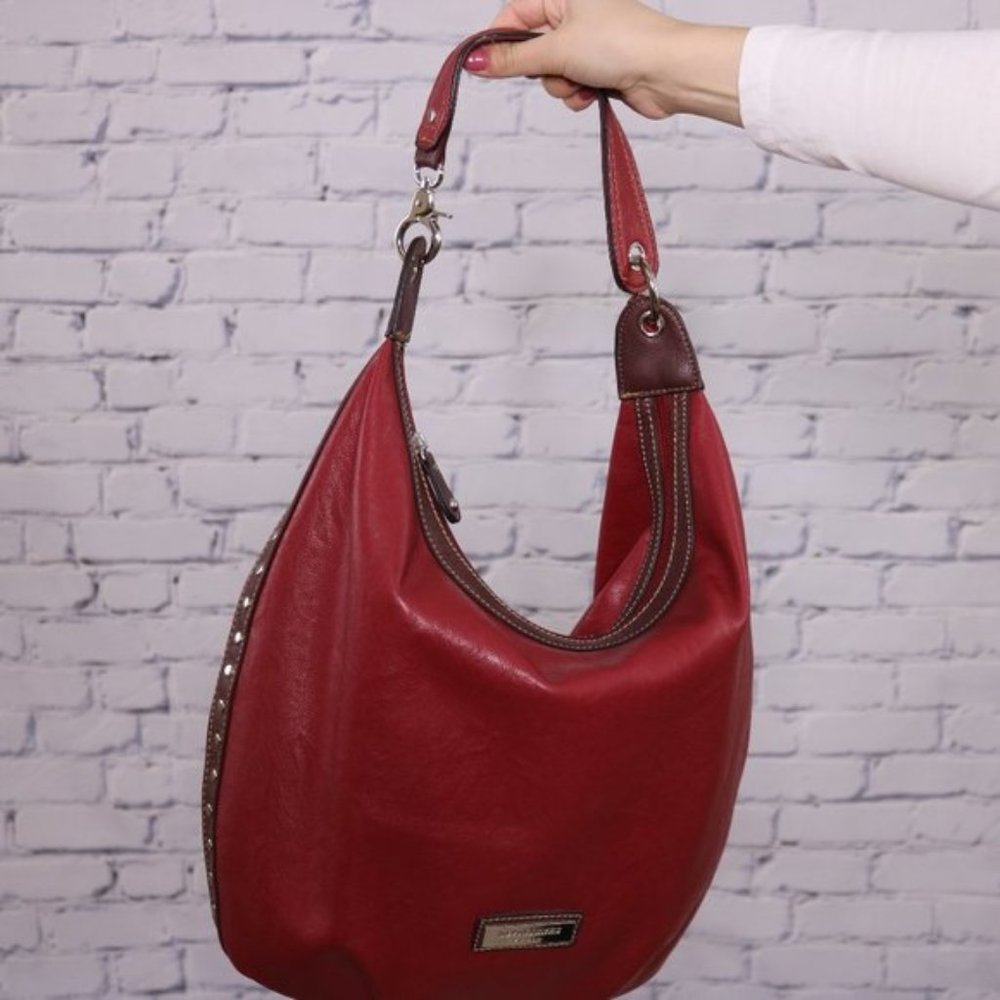 NWOT David Jones Paris red leather purse